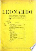 Leonardo rassegna mensile della coltura italiana