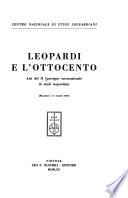 Leopardi e l'Ottocento