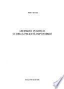 Leopardi politico, o Della felicità impossibile