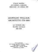 Leopoldo Pollack architetto, 1751-1806