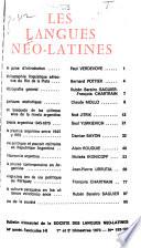 Les Langues néo-latines