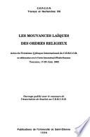 Les Mouvances laïques des ordres religieux