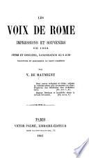 Les voix de Rome