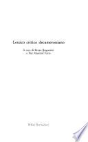 Lessico critico decameroniano