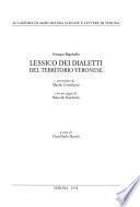 Lessico dei dialetti del territorio veronese