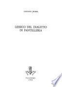 Lessico del dialetto di Pantelleria