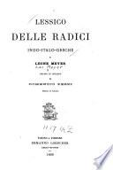 Lessico delle radici indo-italo-greche