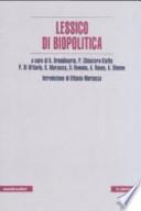 Lessico di biopolitica