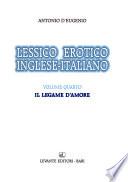 Lessico erotico inglese-italiano