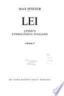 Lessico etimologico italiano