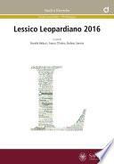 Lessico Leopardiano 2016