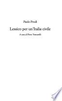 Lessico per un'Italia civile