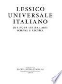 Lessico universale italiano