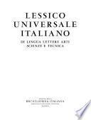 Lessico universale italiano