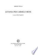 Letania per Carmelo Bene