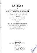 Lettera ... a Draconzio vescovo di Ermopoli; trad. da Agostino Casati