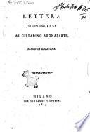 Lettera di un inglese al cittadino Buonaparte