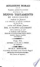 Lettera I. E II. Di S. Paolo Ai Corinti