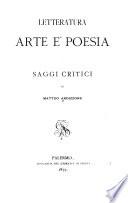 Letteratura, arte e poesia