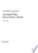 Letteratura dell'Italia unita