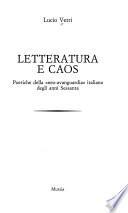 Letteratura e caos