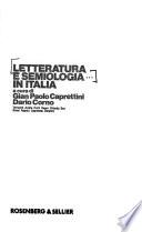 Letteratura e semiologia in Italia