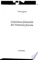 Letteratura femminile del ventennio fascista