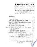 Letteratura