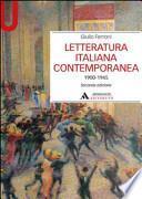 Letteratura italiana contemporanea 1900-1945