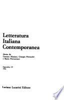 Letteratura italiana contemporanea