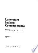 Letteratura italiana contemporanea