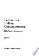 Letteratura italiana contemporanea