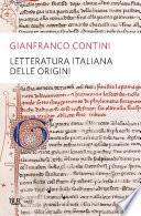 Letteratura italiana delle origini