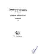 Letteratura italiana. gli autori