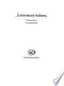 Letteratura italiana: L'interpretazione