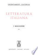 Letteratura italiana: Le correnti