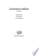 Letteratura italiana. Le opere