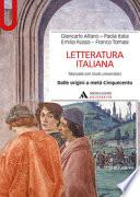 Letteratura italiana. Manuale per studi universitari