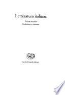 Letteratura italiana: Produzione e consumo