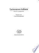 Letteratura italiana: Storia e geografia. v. 1. L'età medievale
