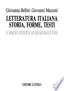 Letteratura italiana. Storia, forme, testi