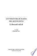 Letteratura siciliana del Novecento
