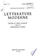 Letterature moderne
