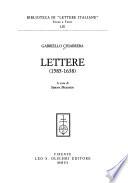Lettere (1585-1638)