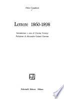 Lettere 1860-1898