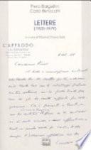 Lettere, 1920-1979