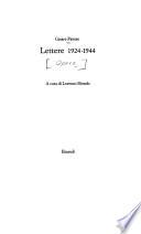 Lettere 1924-1944. [2. ed