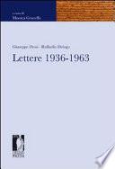 Lettere, 1936-1963