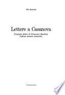 Lettere a Casanova