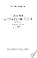 Lettere a Domenico Gnoli (1898-1901)